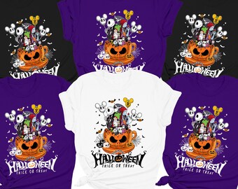 Halloween Nightmare Before Coffee T-Shirt, Jack Skellington Pumpkin Tee