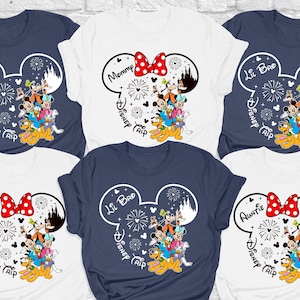 Disneyland Matching Family Shirts, Disney World Family Shirts, Disneyland Shirts Custom, Disney Trip Shirts 2025, Disneyland T Shirt Couples