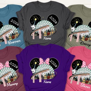 Disney Epcot 2026-shirt, Disney Epcot Mickey en Minnie Group-shirts, aangepast Disney Trip Family-shirt, World Traveler-T-shirt, Disneyworld Epcot