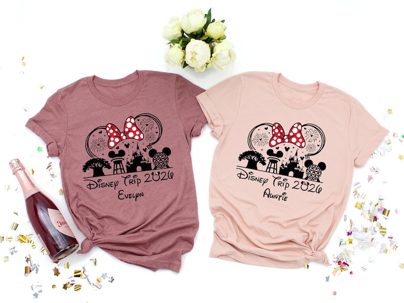 Custom Disney Family Vacation Shirt, Matching Disneyland Trip Tees image 6