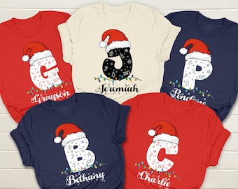 Custom Family Christmas 2025 Shirts, Matching Xmas Squad Tees
