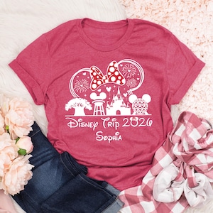 Custom Disney Family Vacation Shirt, Matching Disneyland Trip Tees image 5
