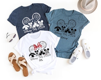 Custom Disney Family Vacation Shirt, Matching Disneyland Trip Tees