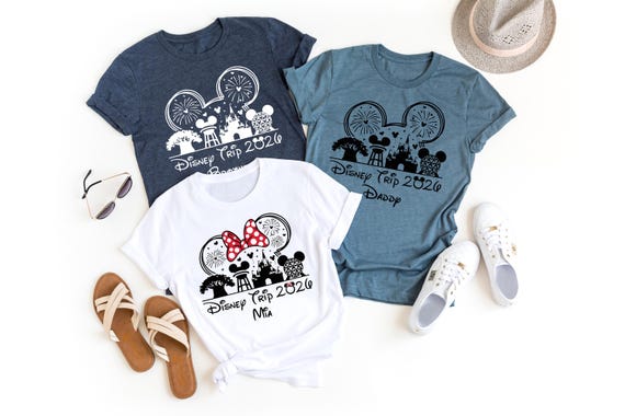 Custom Disney Family Vacation Shirt, Matching Disneyland Trip Tees