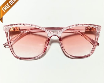 1970s LOLA Vintage Style Cat-Eye Square Sunglasses