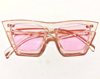 70s LOLA Vintage Style Oversized CATEYE Womens Sunglasses