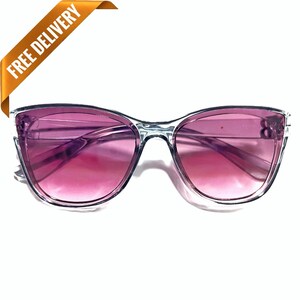 Retro 1970s Vintage Style FOXY Detail Oversized Square Sunglass