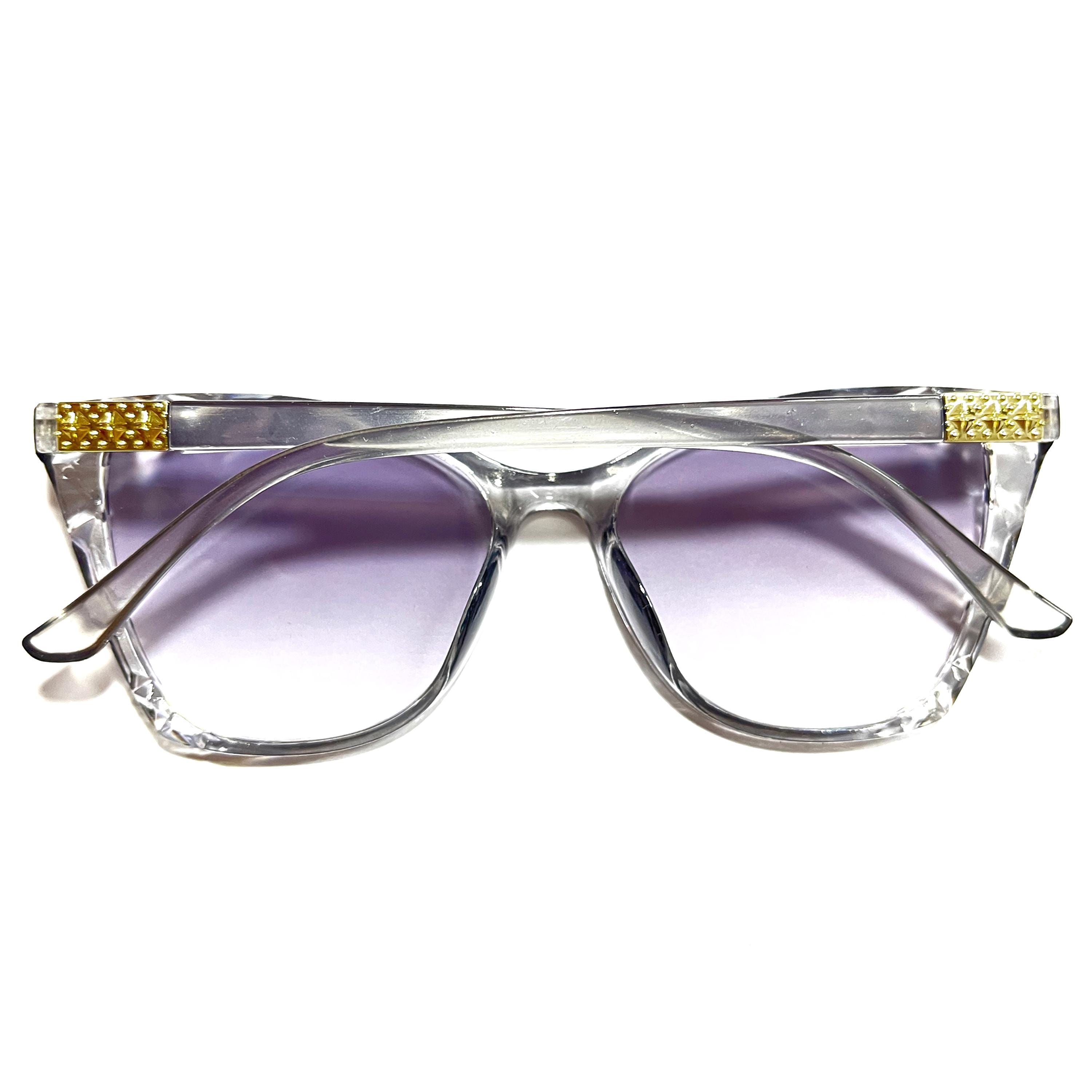Texture Sunlass Retro 1970s Vintage Style FOXY Texture Detail Oversized Cateye Sunglass ...