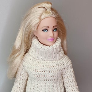 Barbie turtleneck sweater clearance