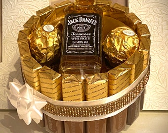 Jack Daniels (mini) Christmas/birthday gift, guest gift for weddings or for social evenings as a welcome gift.