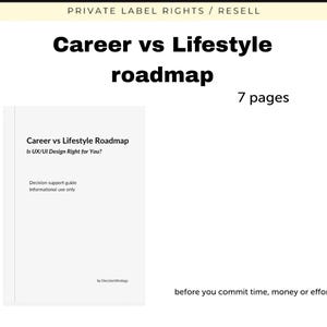 Career vs Lifestyle Roadmap: Is UX/UI Design Right for You? | Decision Guide + Checklists