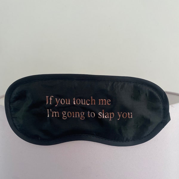 Rude Sleeping mask/cheeky/crude/offensive/funny/joke/for him/for her