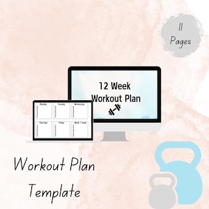 12 Wochen Workout Plan Vorlage