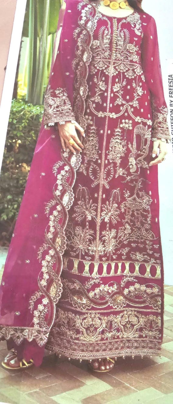 pure chiffon dresses brand dress chiffon with fine gold elegant thread work ,festive collection,Available inM,L,xl Nikita mhaisalkar Color:IVORY/DENIM YGroup_winona-mini Turquoise Green Navy Blue the polyester chiffon dress