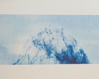 Cyanotype "Mont Sein"