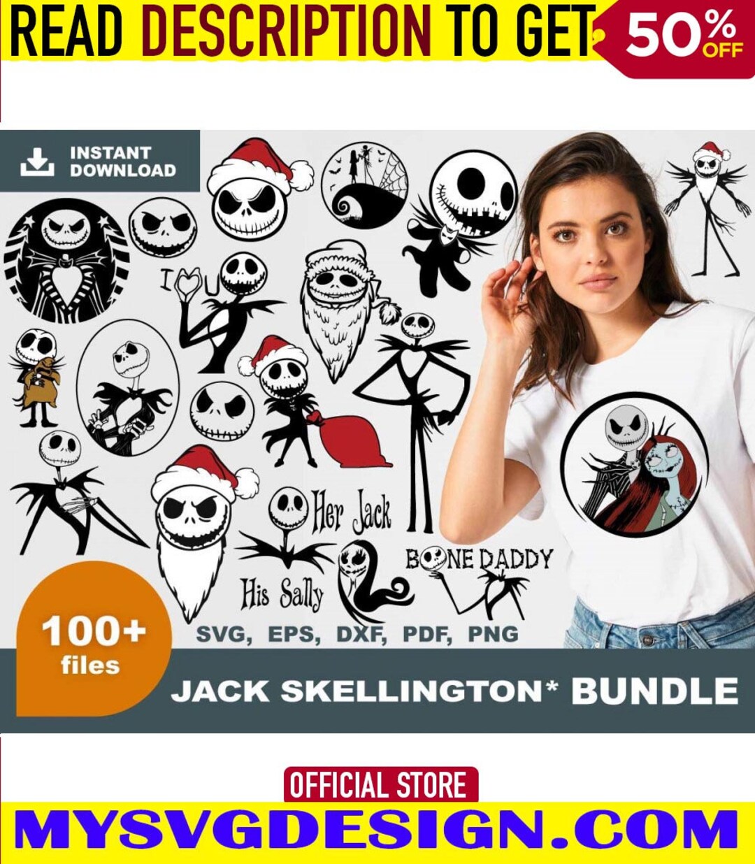 100 JACK SKELLINGTON SVG Layered Svg Cricut Cut Files - Etsy