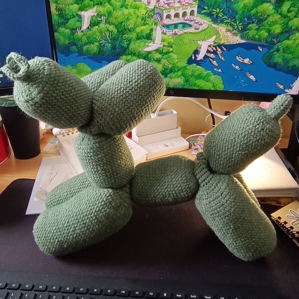 Chien ballon au crochet [Amigurumi] [fait main]