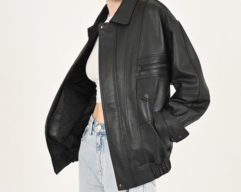 ALiN - Oversize Women's Leather Coat Beirut
