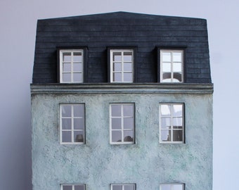 Handmade French Shabby Chic  1:24 Half Inch Scale Miniature Dollhouse - Unique Dolls House collectable - Rare Diorama Art - Classic Style