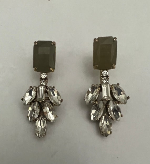 Crystal drop earrings - Gem