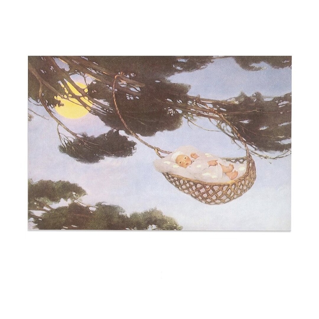 Jessie Willcox Smith Cradle in A Tree Canvas Poster Wall Art Etsy