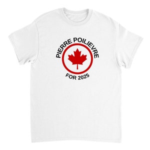 Pierre for Canada 2025 Unisex Heavyweight cotton T-shirt