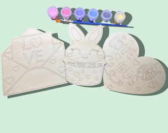 Valentines Day paint set