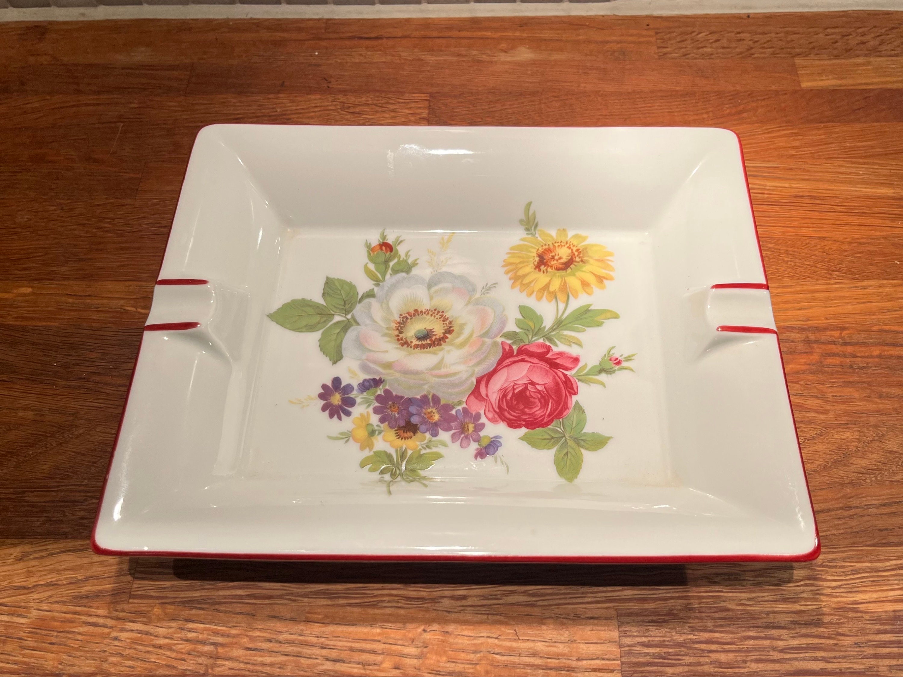 灰皿の花柄 - Etsy 日本