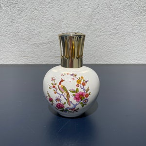 LAMPE BERGER DIFFUSEUR PARFUM CERAMIQUE PORCELAINE DECOR IRIS FRAGRANCE DIFFUSER