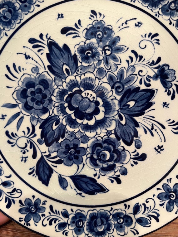 Royal Delfts Blauw Handwerk Wall Plates - Etsy