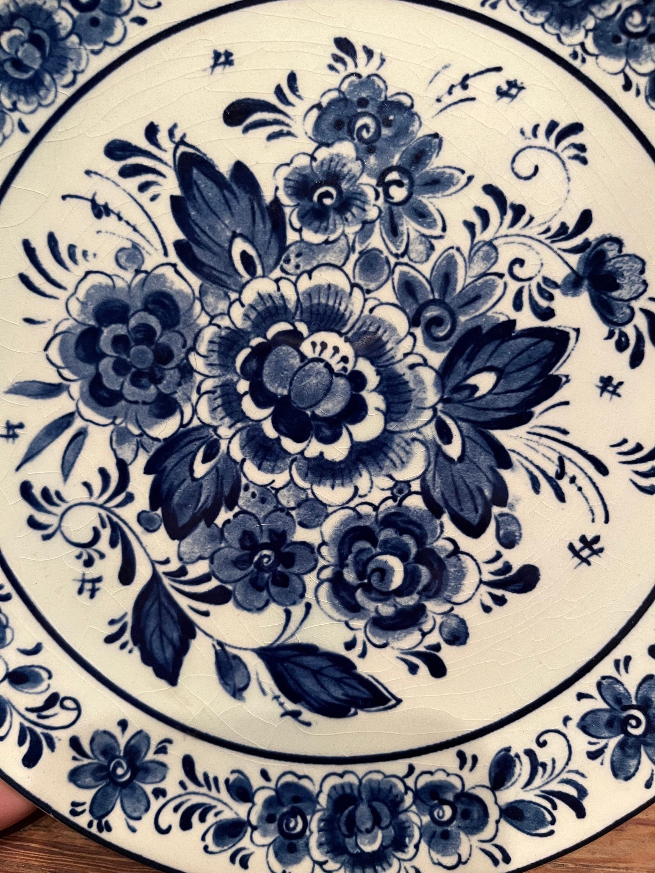 Royal Delfts Blauw Handwerk Wall Plates - Etsy