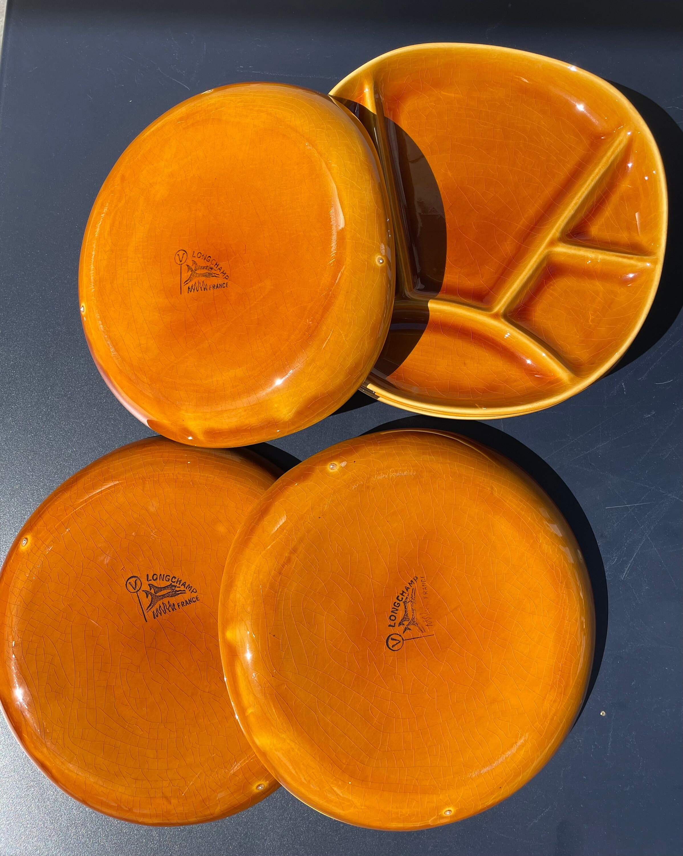 Service à Fondue Longchamp Avec 6 Fourchettes Et 6 Assiettes - Neuf - Grande Marque