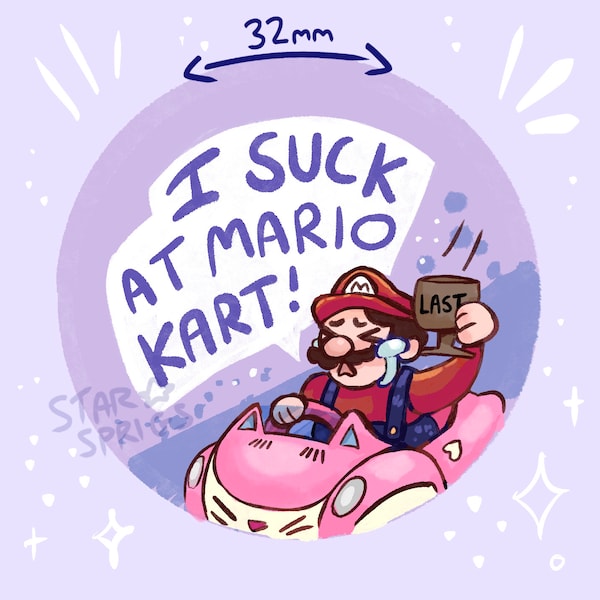 I Suck At Karting Badge