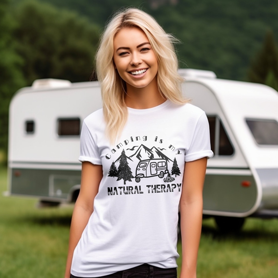 Camping Tshirt for Outdoor Lover Hiking Shirt Gift for Camping Lover