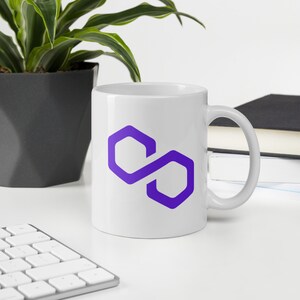 Polygon Mug, Polygon, Crypto mug, MATIC, Coffee, Mug, Taza Polygon, Taza