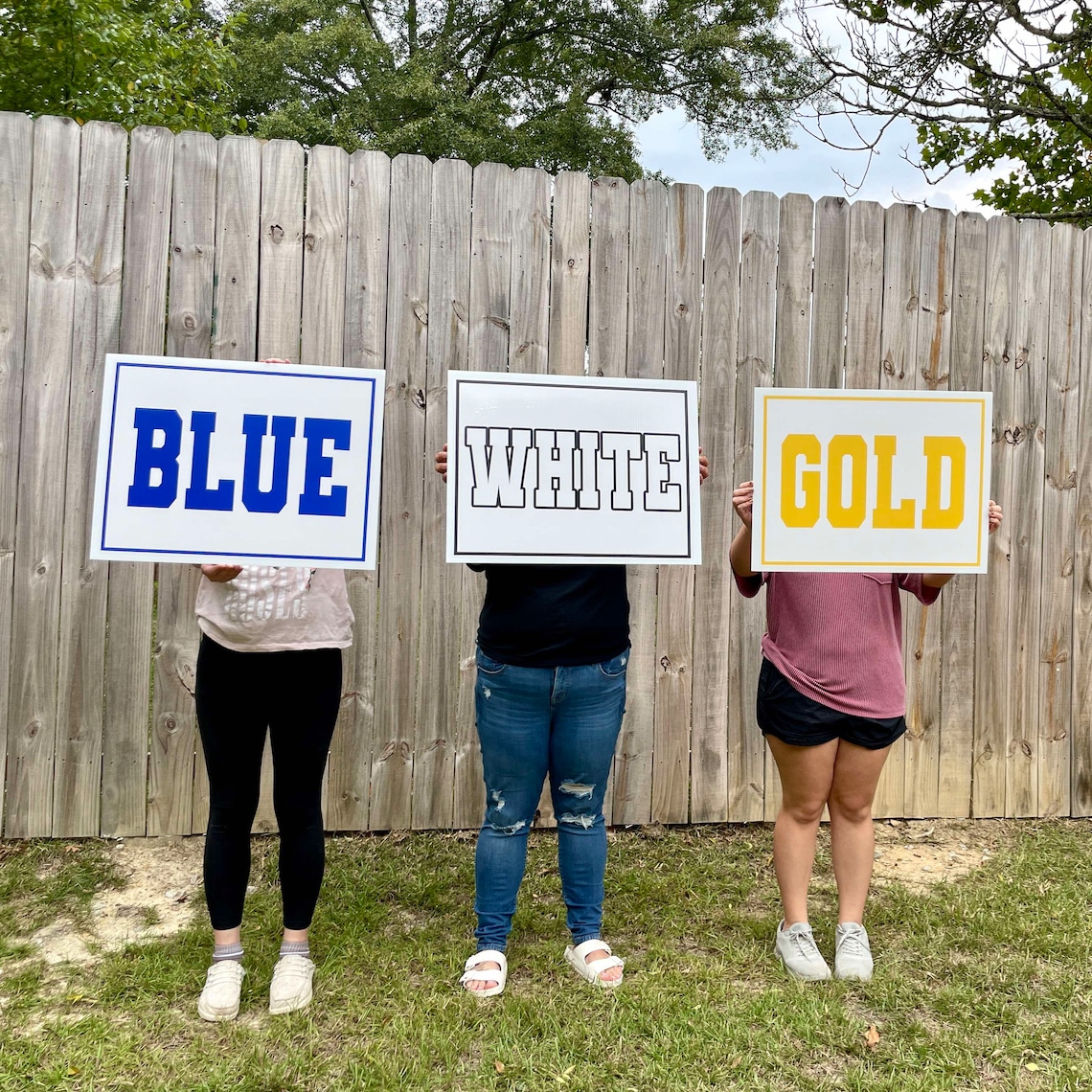 Custom Cheer Signs, Cheerleading Signs for Routine, Game Day Signs ...