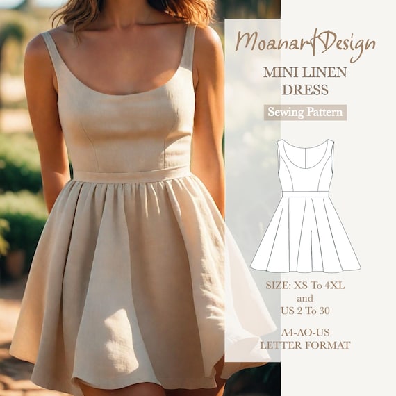 chinese dress ladies SINAI top & dress PDF sewing pattern main image 0