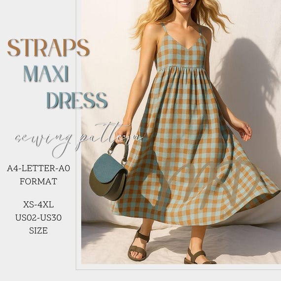 flowy dresses for the beach Tie-Back Dress Sewing Pattern