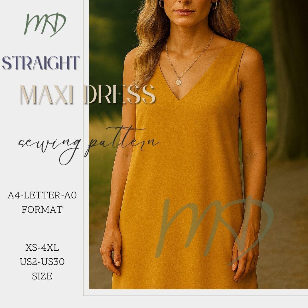 straight flowy dress Strauss Maxi Dress Red main image 0