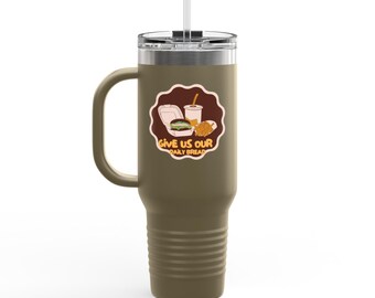 Presenteie-se com o Senhor, Caneca Térmica Cristã para Viagem, 1,18 L