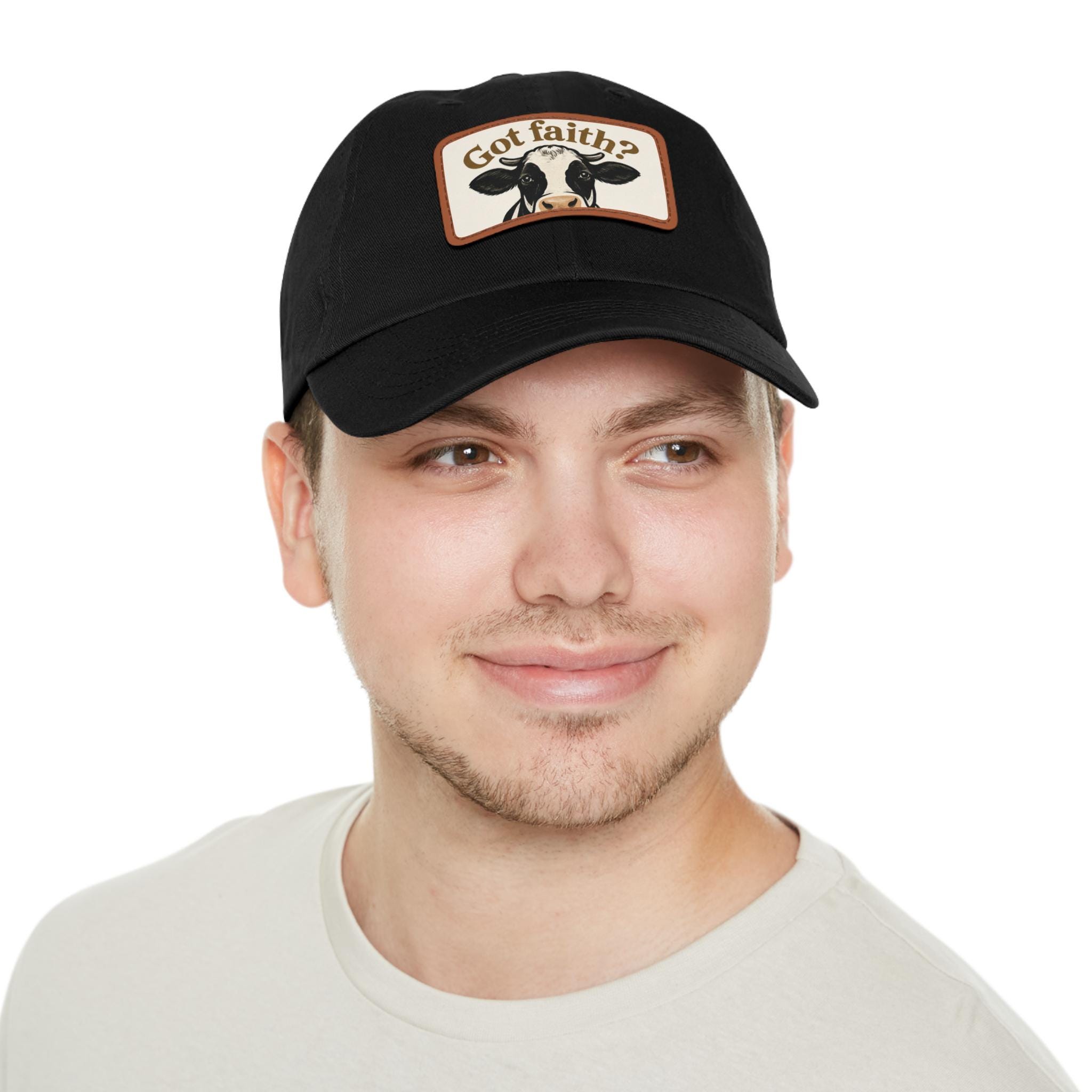 Got Faith? Dad Hat with Faux Leather Patch