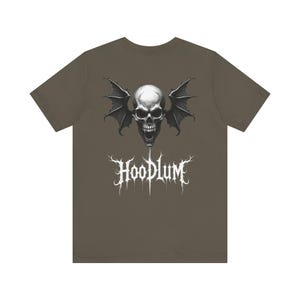 Death Bat Unisex Tee, Spooky Skull Shirt, Comfortable, Affordable, Durable Gothic Clothing, Scary Punk Rock Apparel