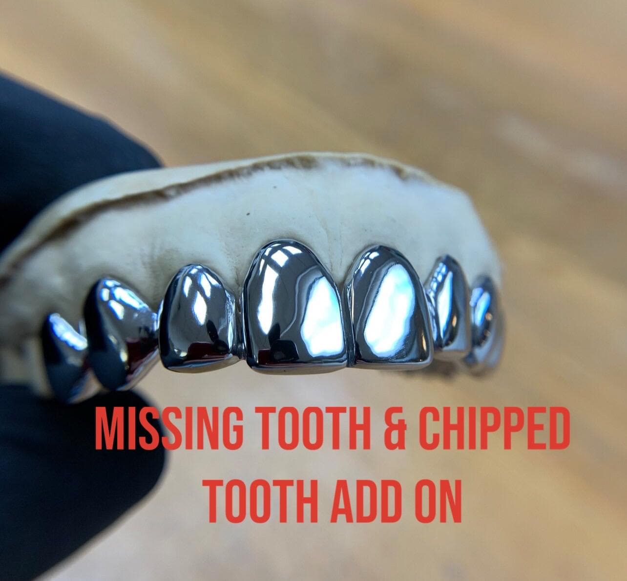 Missing Tooth or Chipped tooth add on Grillz service