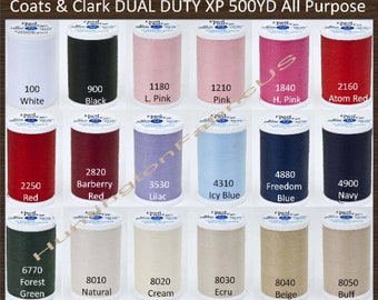 Coats & Clark Dual Duty xp | 500 Yard All Purpose Thread