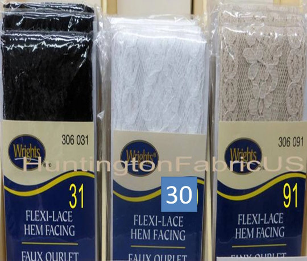 Wrights Lace Hem Tape PC306 1.75 Flexilace Hem Tape 1.75 Hem Facing Etsy