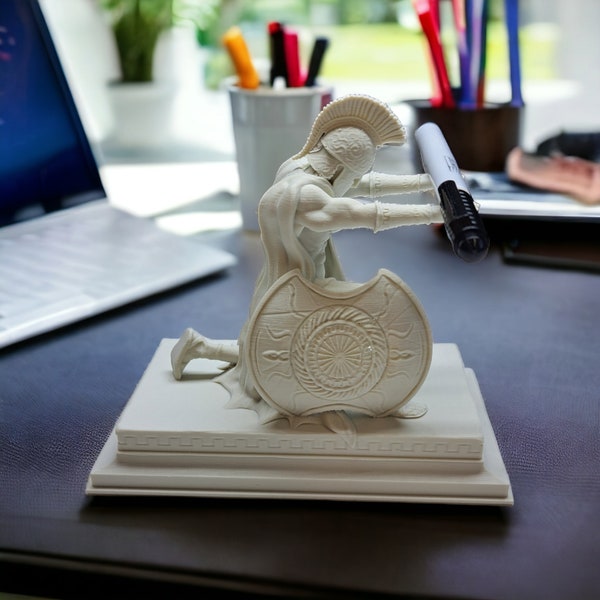 Spartan Warrior Pen Holder 3D Printed