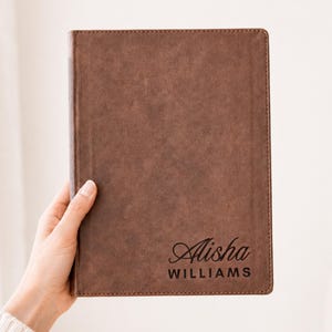 KJV bible personalized wide margin engraved kjv bible women journal goddaughter gift baptism religious gift men bible king james version