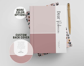 Custom Dear Daughter Journal New Mom Gift Baby Shower letters to my daughter Christian journal birthday letters to child religious gift mom