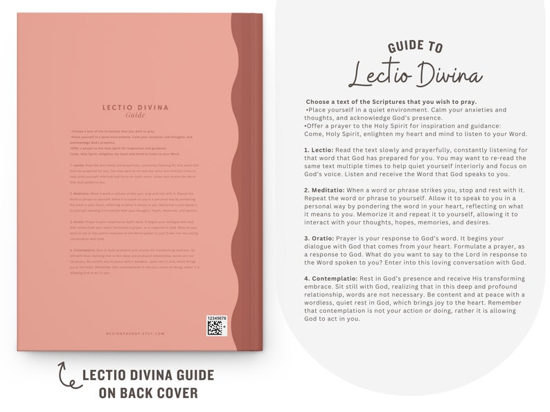 Catholic Lectio Divina Prayer Journal Catholic School Teacher Gift ...