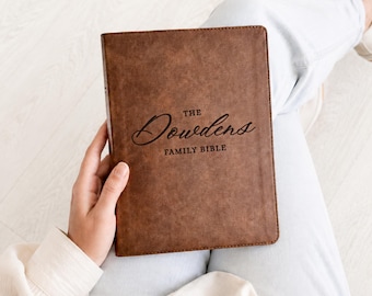 KJV family bible personalized kjv journaling bible women engraved family bible custom wedding bible guest book goddaughter baptism gift